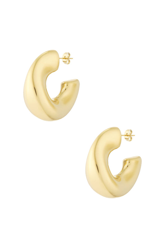 Make a Statement hoop earrings