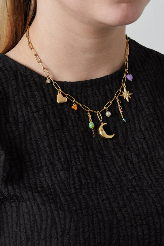 love you to the moon and back necklace
