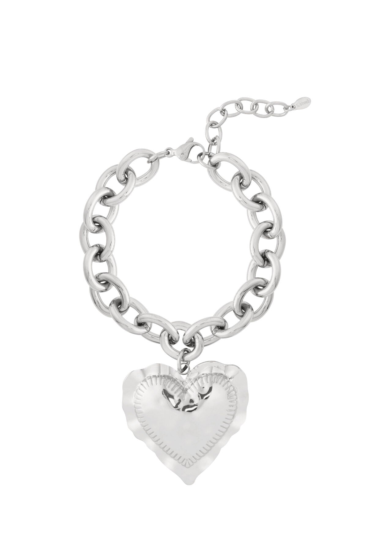 Bold heart Bracelet