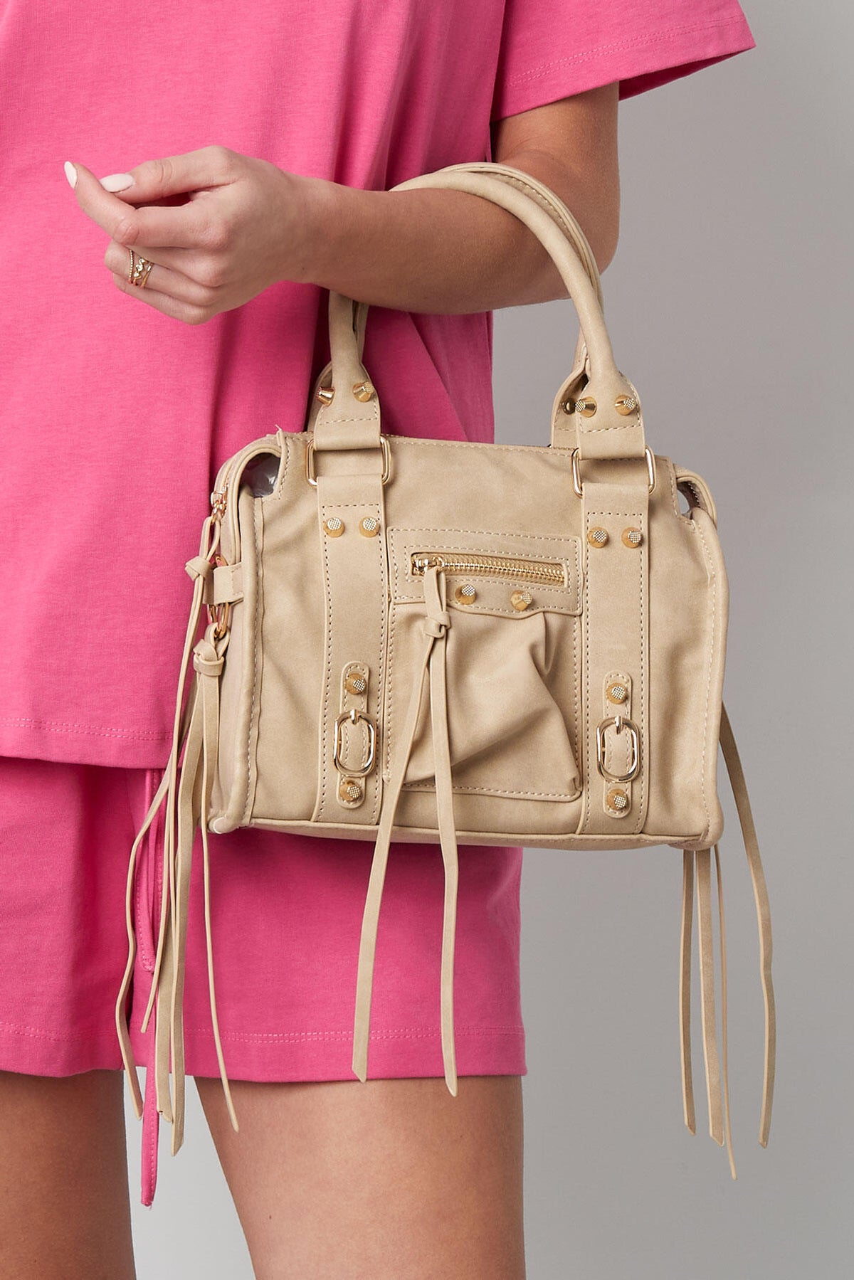 Spring Accent Fringe Bag