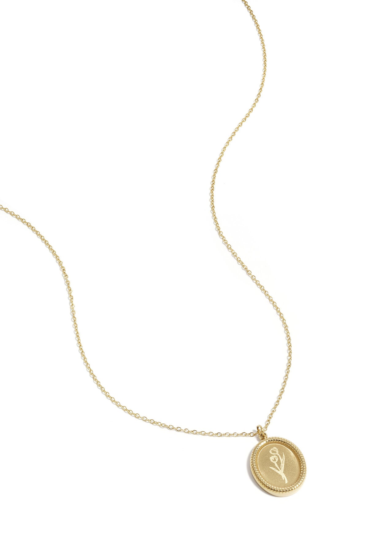 Tulip Blossom Stainless Steel Necklace