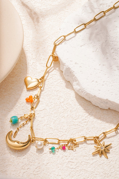love you to the moon and back necklace