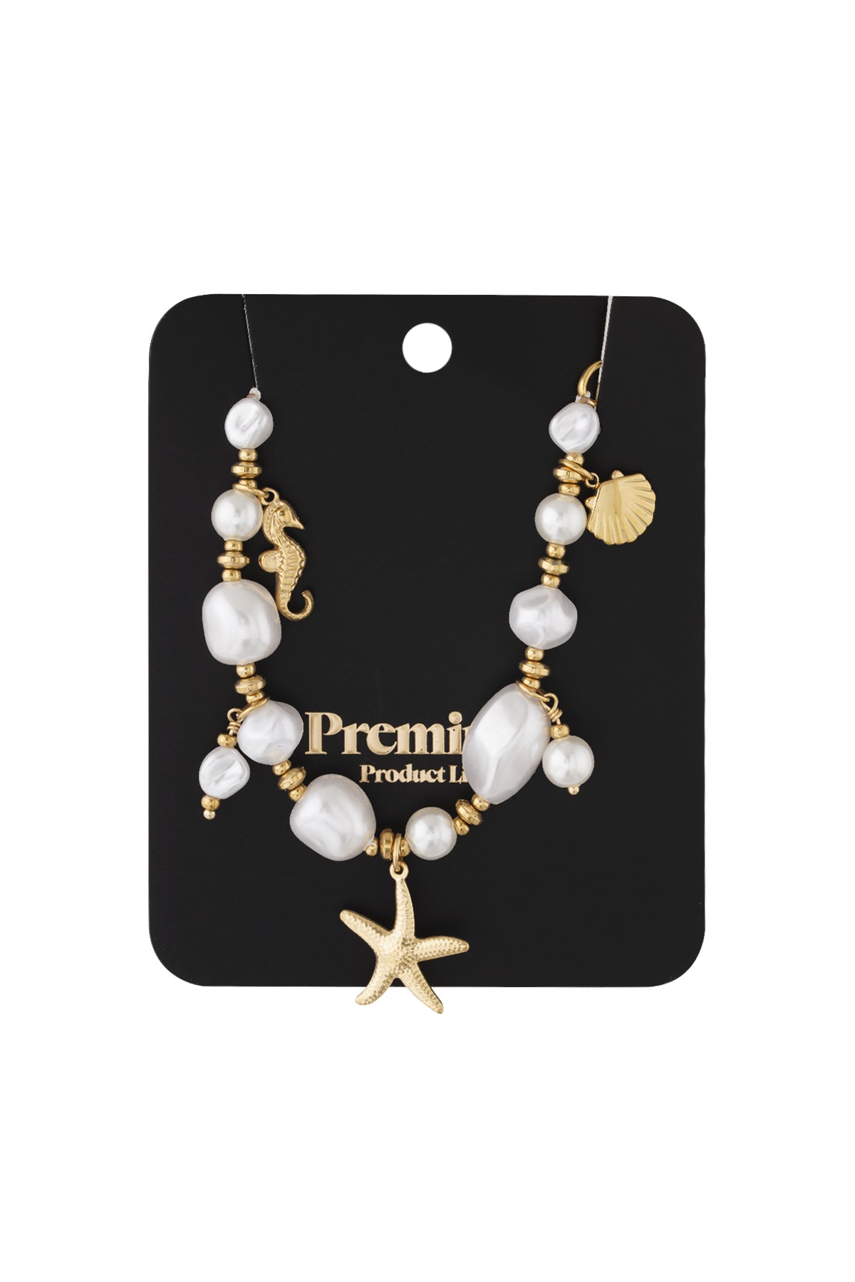 marine organism necklace