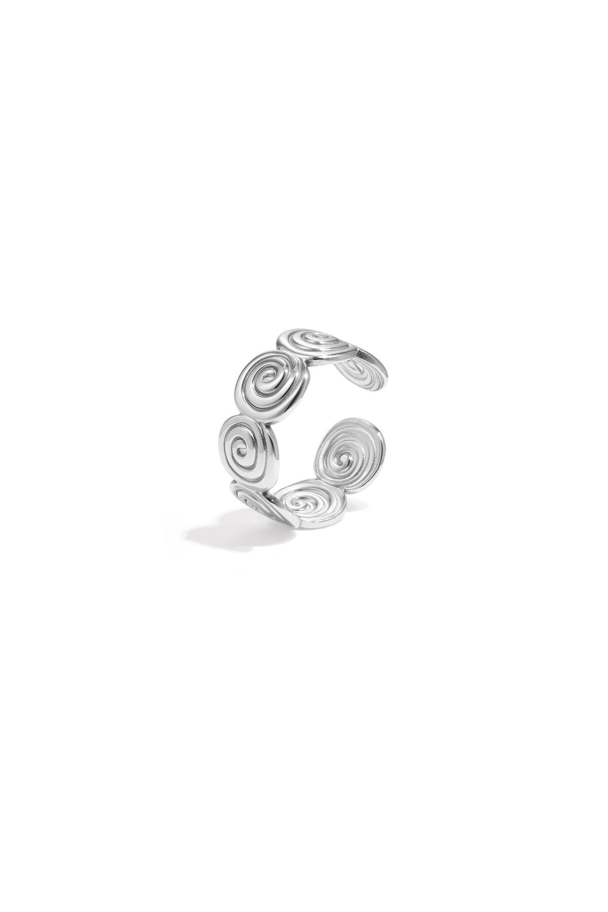 Adjustable twisted ring