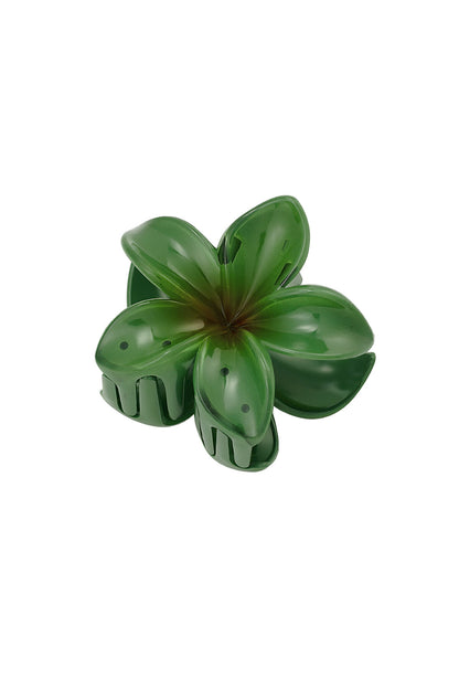 Hair clip with gradient flower Hawaii love