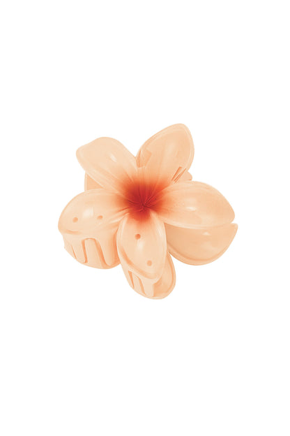 Hair clip with gradient flower Hawaii love