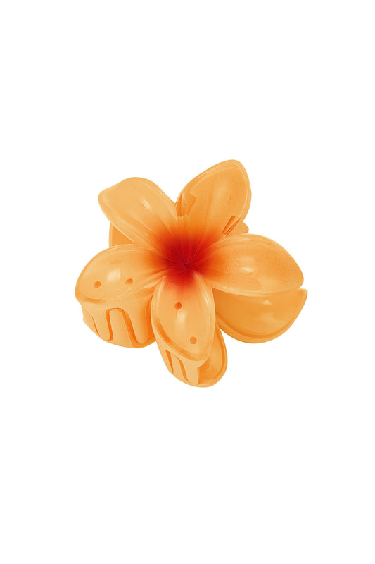 Hair clip with gradient flower Hawaii love