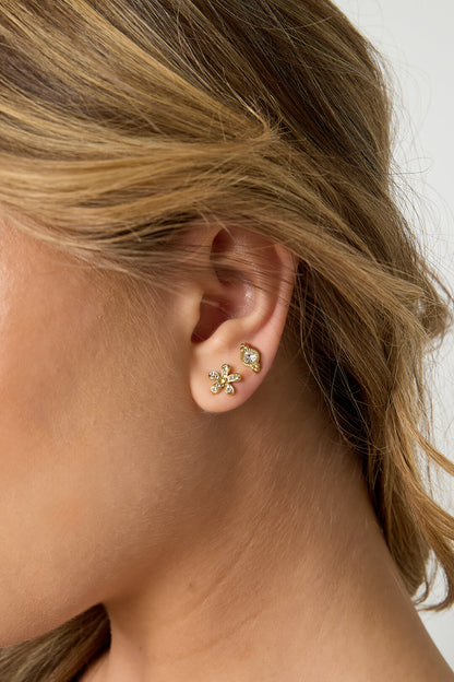 Stainless Steel Stud Earrings irregular shape Casual Daily Simple Series Women's jewelry