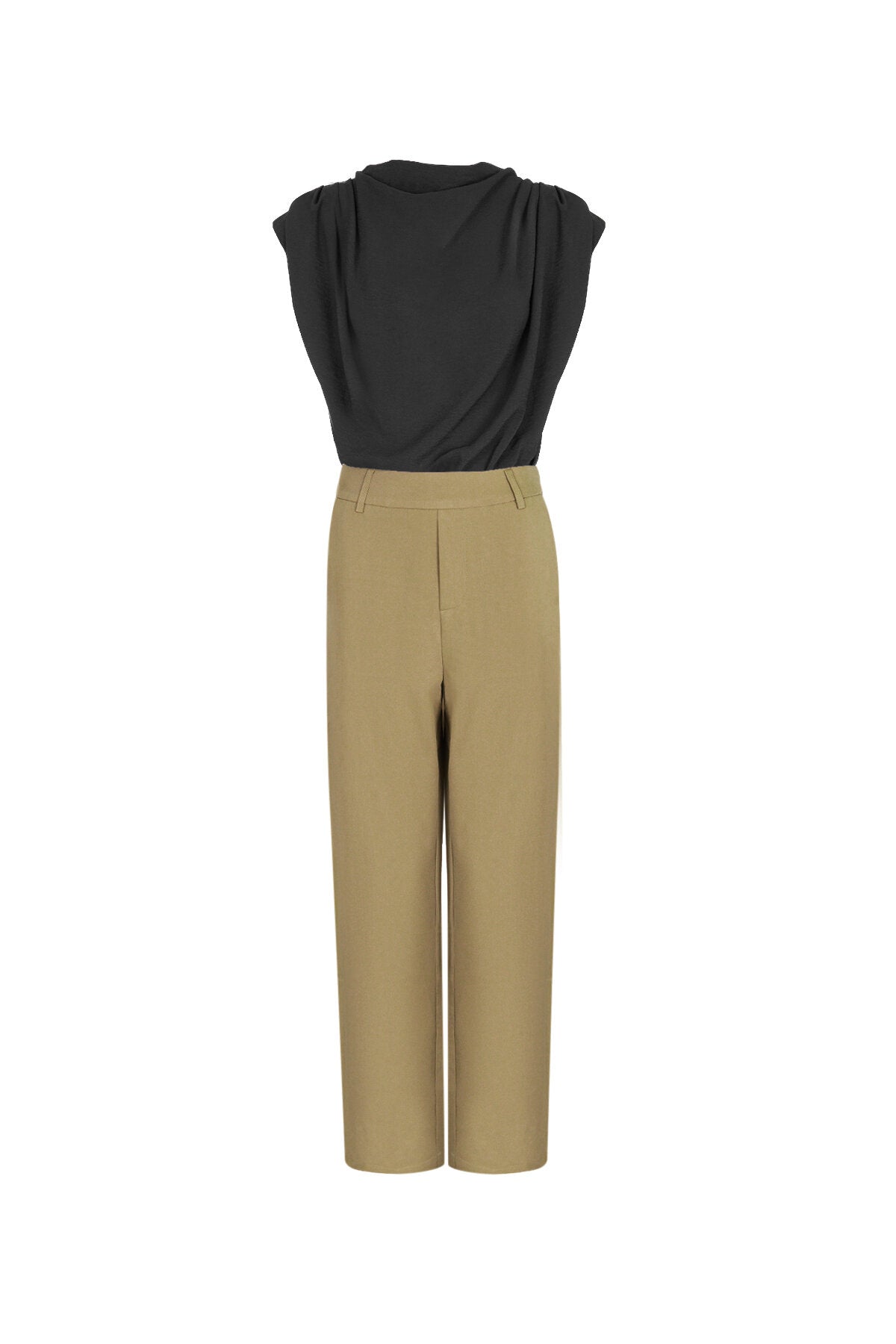 Cotton Blend Women's Wide Leg Bodysuit Spring/Summer Comfort Fit