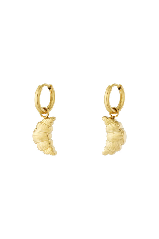 Mini Croissant Earrings