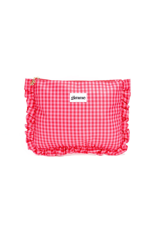 Checkered iPad case made of sweet polyester, ideal for everyday use.