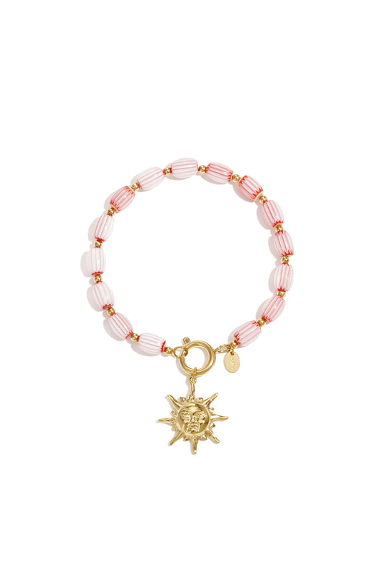 Stainless Steel Beaded Bracelets Heart Casual Daily Simple Series Women's jewelry