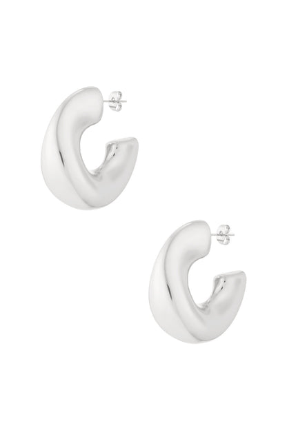 Make a Statement hoop earrings