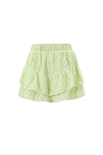 Woven Polyester Fiber Women's Pantskirts Elegant Solid Color Spring/Summer