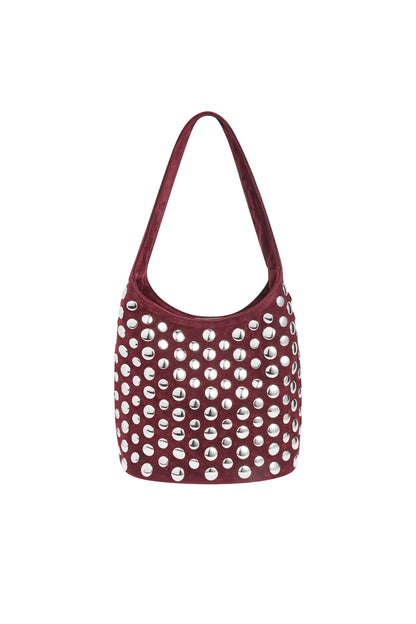 Shoulder Bags Rivet Punk Polyester Daily Accessories