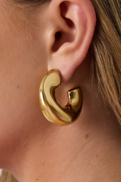 Make a Statement hoop earrings