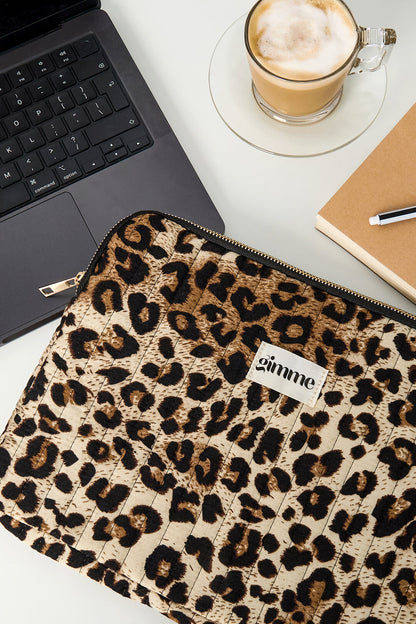 Leopard Lover laptop sleeve - 13 inches